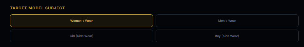 Model Subject Options